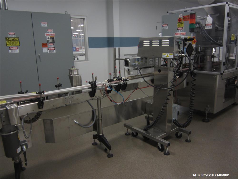 Used Lakso 990 (Model93) Complete Solid Dose Packaging line.