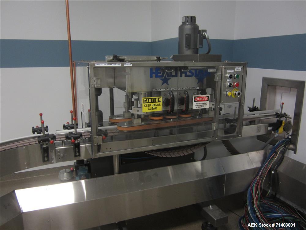 Used Lakso 990 (Model93) Complete Solid Dose Packaging line.