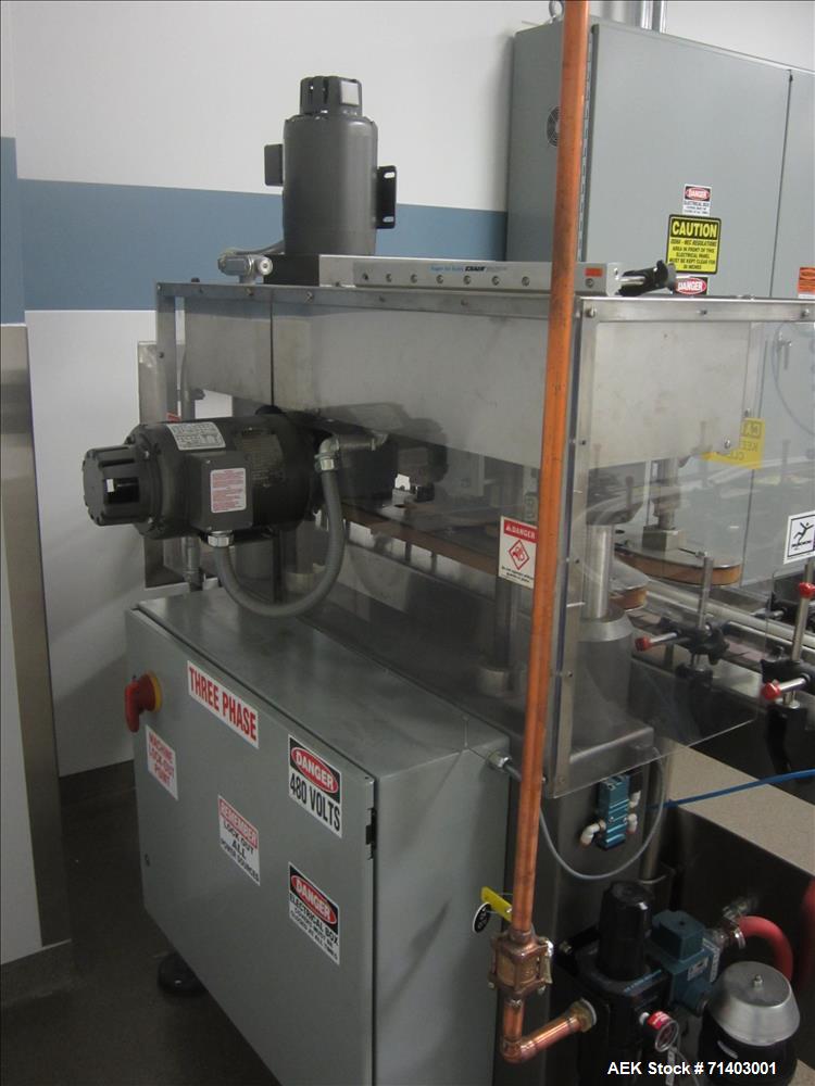 Used Lakso 990 (Model93) Complete Solid Dose Packaging line.