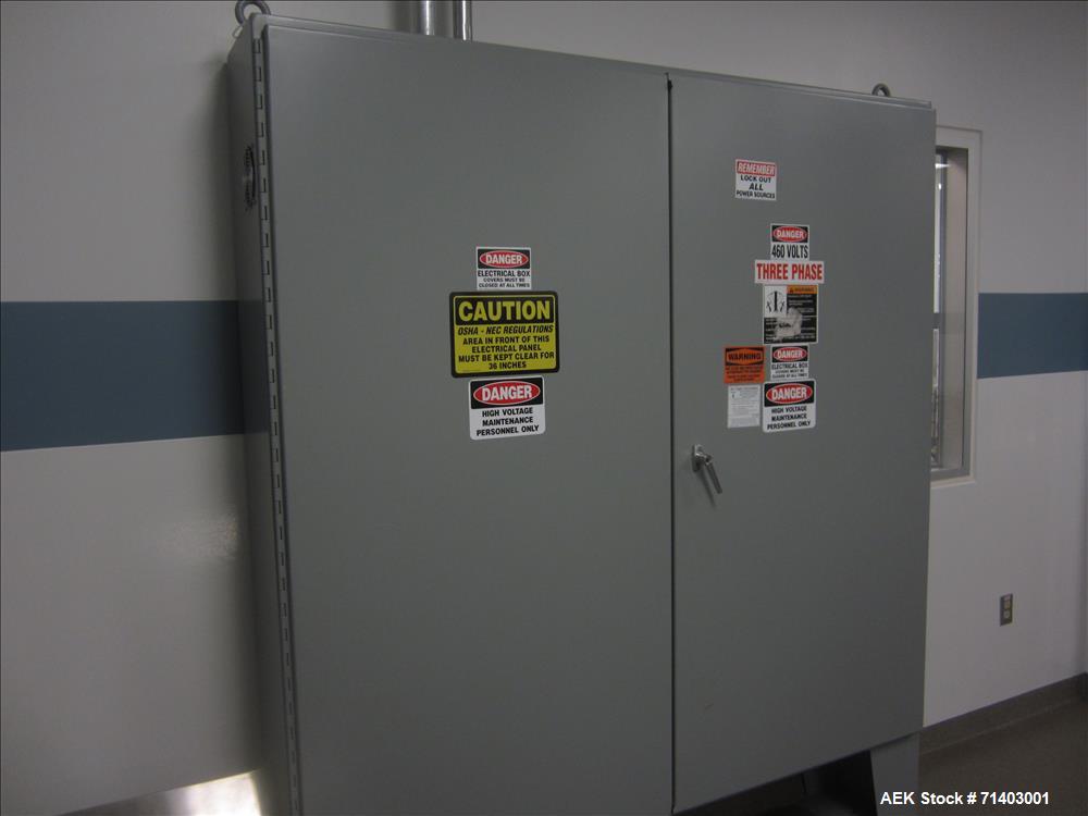 Used Lakso 990 (Model93) Complete Solid Dose Packaging line.