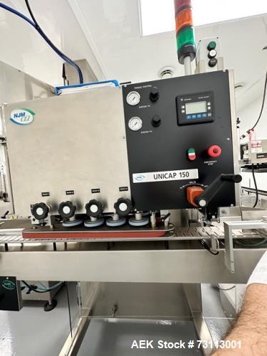 New Jersey Machinery Complete Solid Dose Bottle Filling Line.