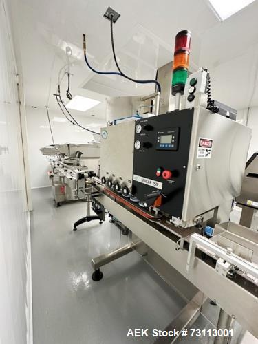 New Jersey Machinery Complete Solid Dose Bottle Filling Line.