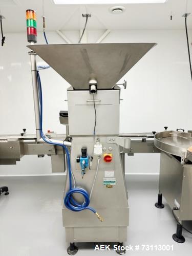 New Jersey Machinery Complete Solid Dose Bottle Filling Line.