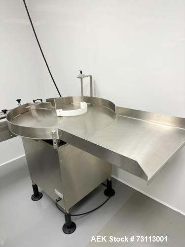 New Jersey Machinery Complete Solid Dose Bottle Filling Line.