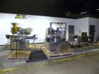 Used Kalish Swiftpack Monocount Tablet/Capsule Filling Line, approximately 60 bottles per minute, consisting of: (1) Kalish 24’’ diameter accumulating table, model 7546, stainless steel construction,...
