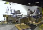 Used Kalish Swiftpack Monocount Tablet/Capsule Filling Line, approximately 60 bottles per minute, consisting of: (1) Kalish 24’’ diameter accumulating table, model 7546, stainless steel construction,...