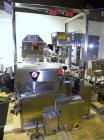 Used Kalish Swiftpack Monocount Tablet/Capsule Filling Line, approximately 60 bottles per minute, consisting of: (1) Kalish 24’’ diameter accumulating table, model 7546, stainless steel construction,...