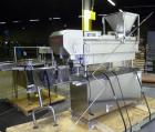 Used Kalish Swiftpack Monocount Tablet/Capsule Filling Line, approximately 60 bottles per minute, consisting of: (1) Kalish 24’’ diameter accumulating table, model 7546, stainless steel construction,...