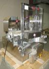 Used Kalish Swiftpack Monocount Tablet/Capsule Filling Line, approximately 60 bottles per minute, consisting of: (1) Kalish 24’’ diameter accumulating table, model 7546, stainless steel construction,...