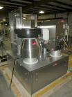 Used Kalish Swiftpack Monocount Tablet/Capsule Filling Line, approximately 60 bottles per minute, consisting of: (1) Kalish 24’’ diameter accumulating table, model 7546, stainless steel construction,...