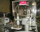 Used Kalish Swiftpack Monocount Tablet/Capsule Filling Line, approximately 60 bottles per minute, consisting of: (1) Kalish 24’’ diameter accumulating table, model 7546, stainless steel construction,...
