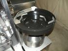 Used Kalish Swiftpack Monocount Tablet/Capsule Filling Line, approximately 60 bottles per minute, consisting of: (1) Kalish 24’’ diameter accumulating table, model 7546, stainless steel construction,...