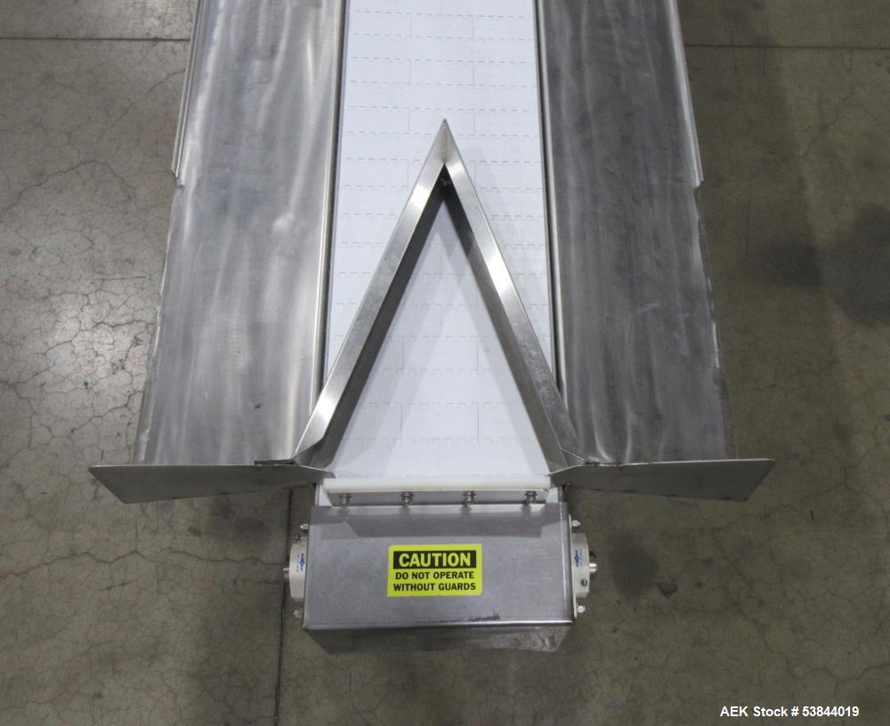 Used Mobile Conveyor System – 12" Wide x 143" Long, Stainless Steel Frame