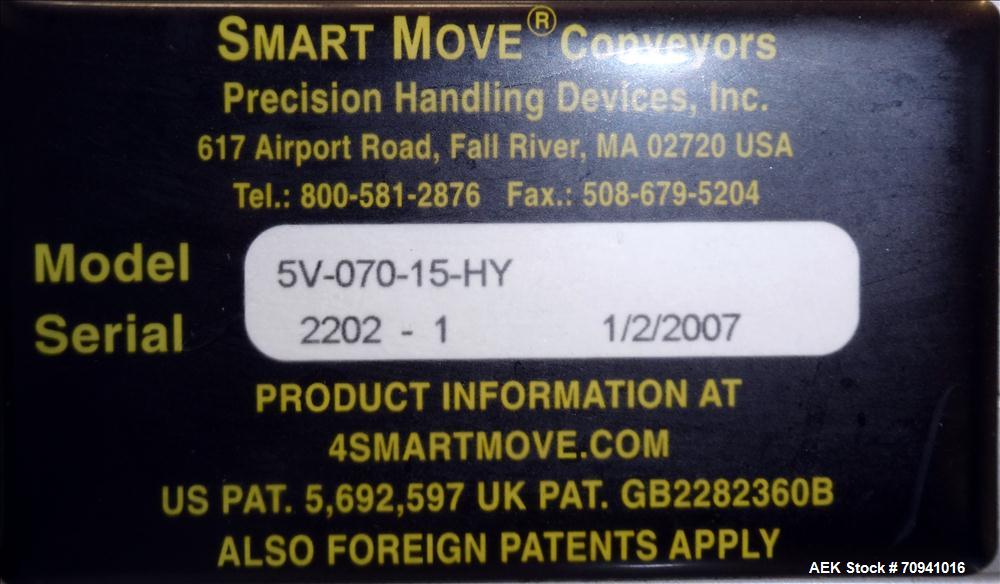 Used Misc. Lot of SmartMove Case Conveyor, Inclined Conveyor