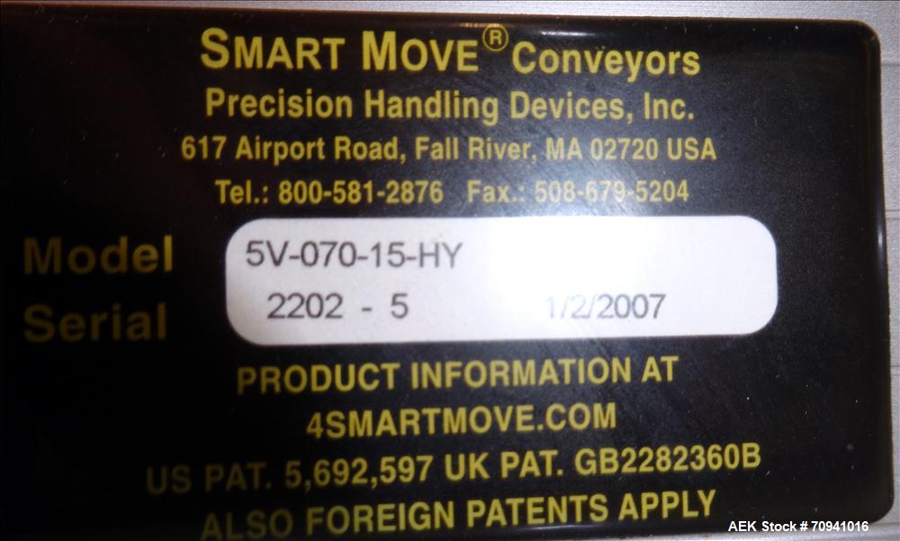 Used Misc. Lot of SmartMove Case Conveyor, Inclined Conveyor