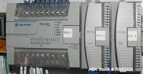 Used Ryson Models 1200-300-A1-4 & 1200-300-D1-3 Spiral Conveyor System. Has SEW Eurodrive variable frequency drive. Has Allen Bradley MicroLogix 1200 PLC and Power Flex 4 drive controls. Last used in...