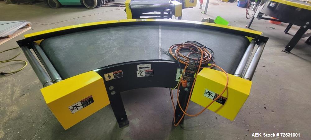 Used Omni Metalcraft 90 Degree Turn Belt Conveyor