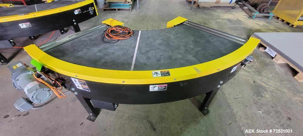 Used Omni Metalcraft 90 Degree Turn Belt Conveyor