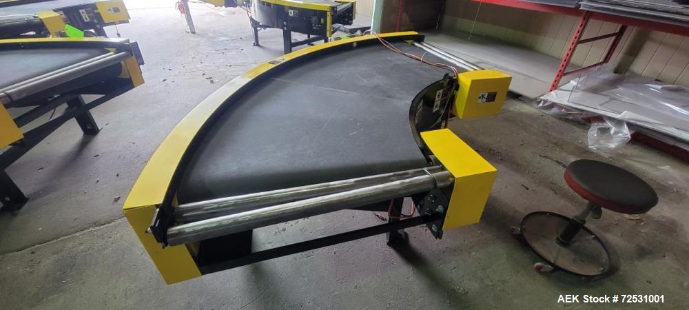 Used Omni Metalcraft 90 Degree Turn Belt Conveyor
