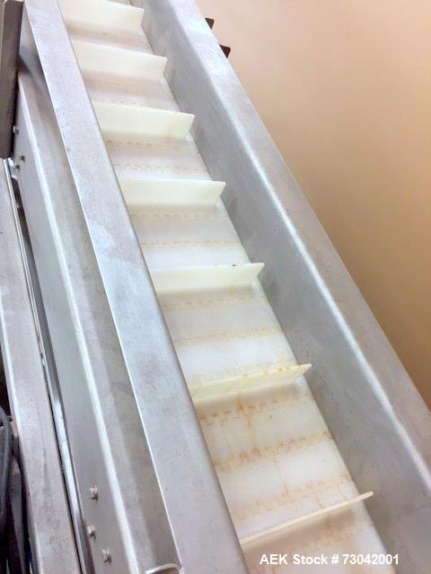 Used Inclined Cleated Belt Conveyor