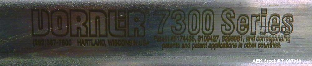 Used Dorner 7300 Series AquaGard Sanitary Conveyor