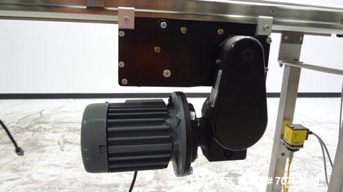 Used Garvey Dorner Model 653M Table Top Belt Conveyor. Has a VEM Motors 1370 rpm drive. Mounted on a stainless steel frame. Has a 5’ (long) x 8” (wide) belt. 3/50/230/400V.

.