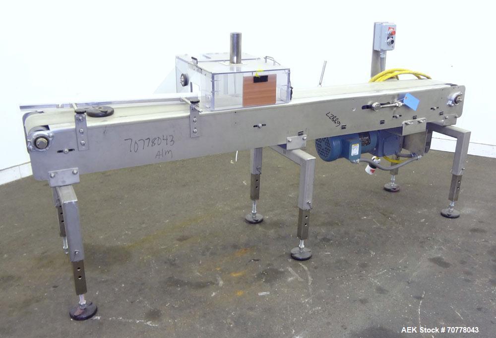 Used Belt Conveyor. Approximately 6" wide x 84"