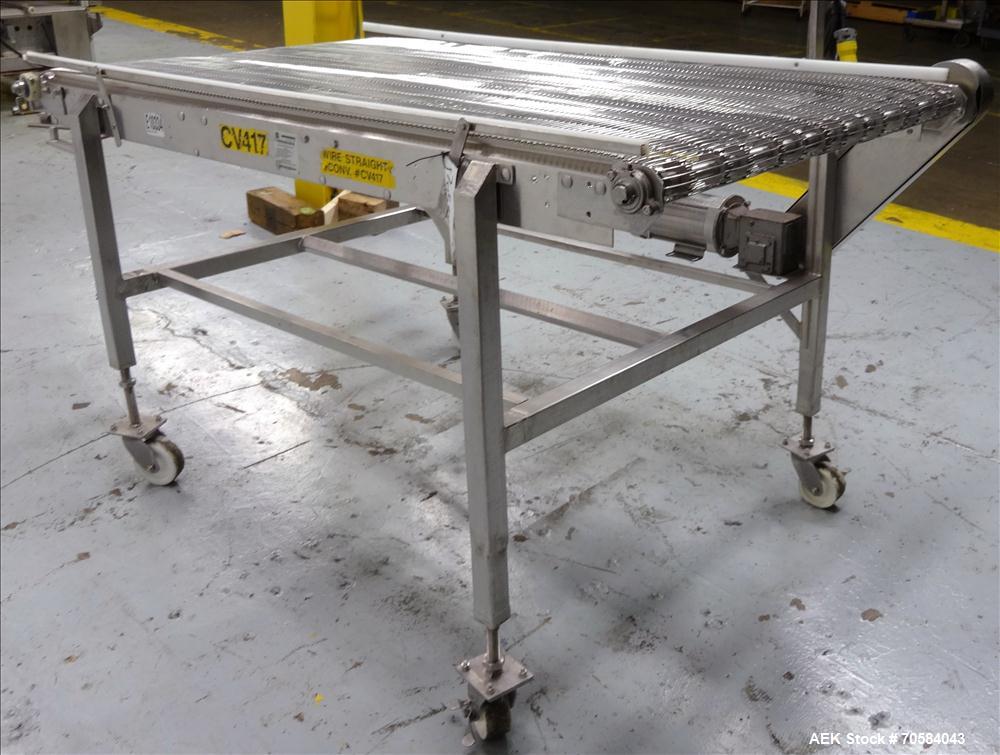Used Zebra Thermal Incline Wire Conveyor