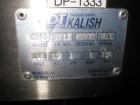 Used Kalish slat converyor, stainless steel side rails, 4