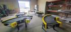 Used Omni Metalcraft 90 Degree Turn Belt Conveyor