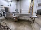 Used Stainless Steel Cooling Chamber Conveyor – 12' Enclosed Cooling Tunnel with PVC Belt & ABB VFD Drive