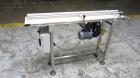 Used Garvey Dorner Model 653M Table Top Belt Conveyor. Has a VEM Motors 1370 rpm drive. Mounted on a stainless steel frame. Has a 5’ (long) x 8” (wide) belt. 3/50/230/400V.

.