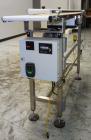 Used Garvey Dorner Model 653M Table Top Belt Conveyor. Has a VEM Motors 1370 rpm drive. Mounted on a stainless steel frame. Has a 5’ (long) x 8” (wide) belt. 3/50/230/400V.

.