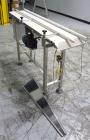 Used Garvey Dorner Model 653M Table Top Belt Conveyor. Has a VEM Motors 1370 rpm drive. Mounted on a stainless steel frame. Has a 5’ (long) x 8” (wide) belt. 3/50/230/400V.

.