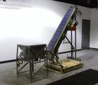Used Hytrol Incline Belt Conveyor. Approximately 8