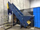 Used Inclined Belt Conveyor – 26” Wide Belt | 126” Discharge Height | 153” Overall Length | Mild Steel Frame