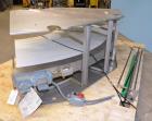 Used Transver 44 in W Flat Belt 90 Degree Turn Conveyor.