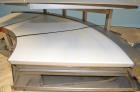 Used- Transver 44 in W Flat Belt 90 Degree Turn Conveyor.