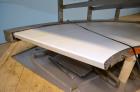 Used Transver 44 in W Flat Belt 90 Degree Turn Conveyor.