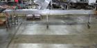 Used Table Top Chain Conveyor.Approximate 12