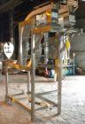Used APS (Automated Production Systems) “S” Shaped Side Belt Bottle or Case Elevator.  (2) 3-1/2’’ tall side gripper belts, bottom horizontal section approximately 36’’ long x middle incline section ...