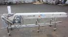 Used Johnson Nash Stainless steel belt conveyor. Approximately 10'L x 8