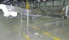 Used Panatrol Stainless Steel Inclined Mesh Belt Conveyor.  Approximately 29-1/2” wide x 213” long plastic mesh belt. Approximate 32” infeed height, 64” discharge height.  Driven by a 2 hp, 3/60/208-...