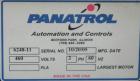 Used- Panatrol Stainless Steel Inclined Mesh Belt Conveyor.  Approximately 29-1/2” wide x 213” long plastic mesh belt. Appro...