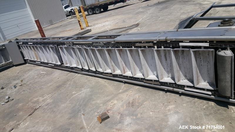 Used Allen Machinery Z Flow Bucket Elevator, Model BED41446