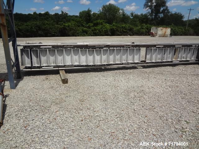 Used Allen Machinery Z Flow Bucket Elevator, Model BED41446