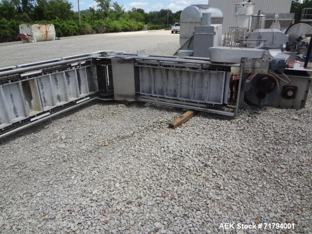 Used Allen Machinery Z Flow Bucket Elevator, Model BED41446