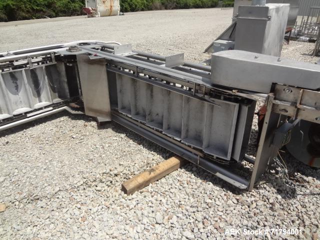 Used- Allen Machinery Z Flow Bucket Elevator, Model BED41446