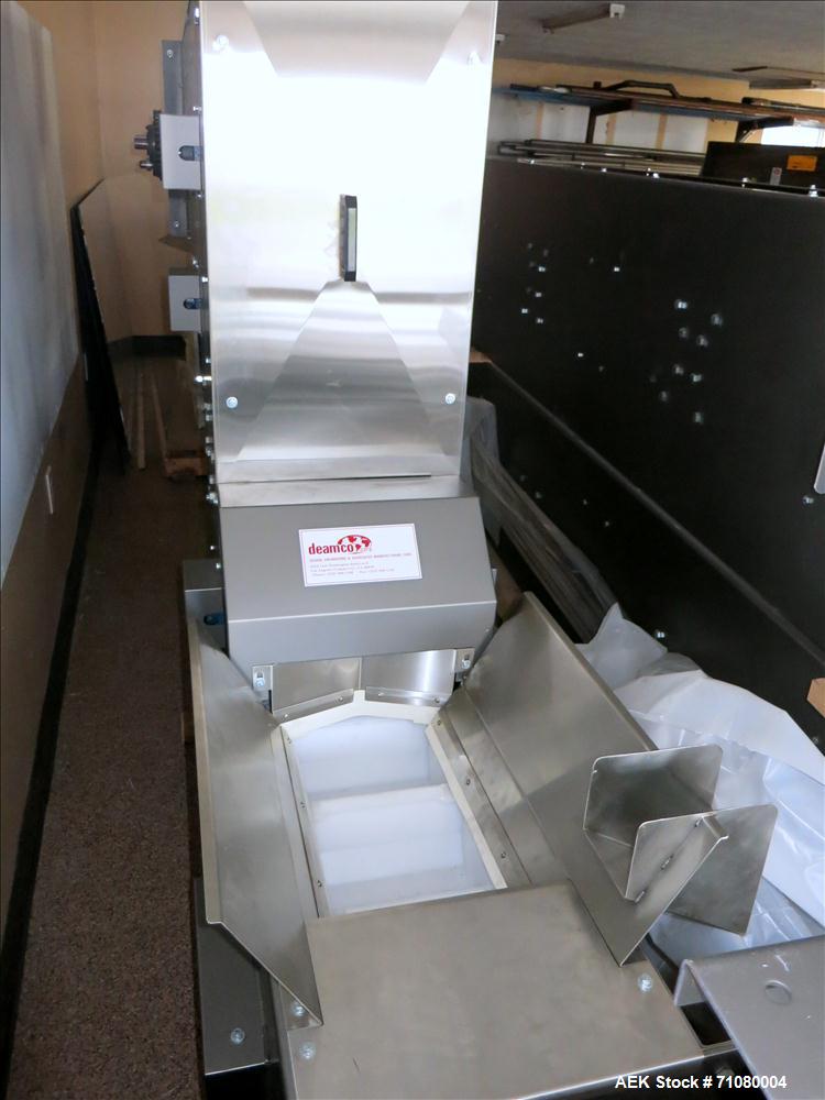 Unused - Deamco Overlapping Bucket Elevator/Lowerator, Model BEM-12P-SW-XI-"S".  Buckets 8" x 11" x 11" deep.  Chain driven.  3/4 Hp, 3/60/230/460 volt, 1720 rpm motor.  Incomplete machinery  Built i...