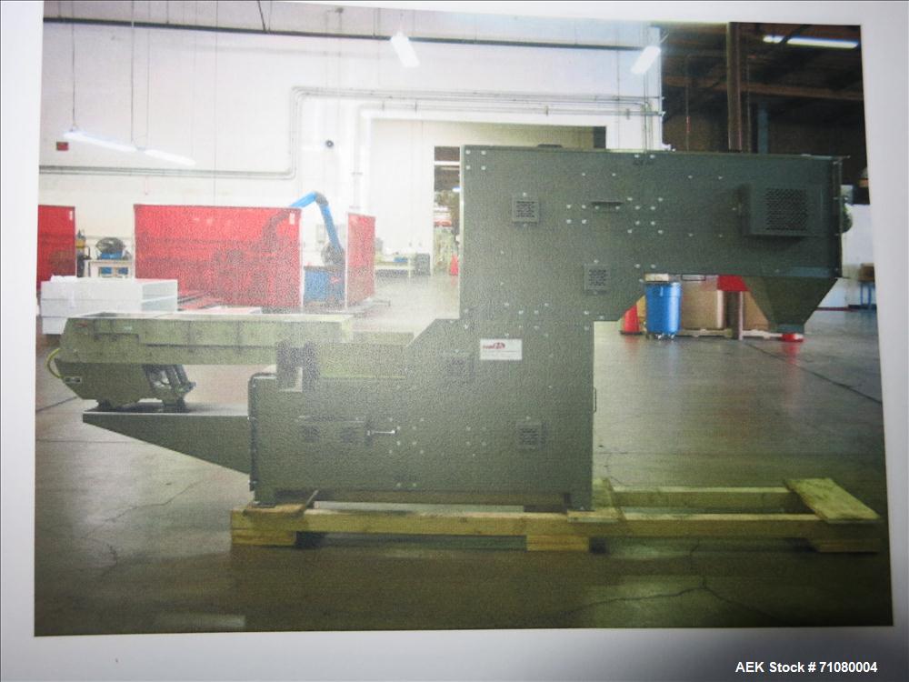 Unused - Deamco Overlapping Bucket Elevator/Lowerator, Model BEM-12P-SW-XI-"S".  Buckets 8" x 11" x 11" deep.  Chain driven.  3/4 Hp, 3/60/230/460 volt, 1720 rpm motor.  Incomplete machinery  Built i...